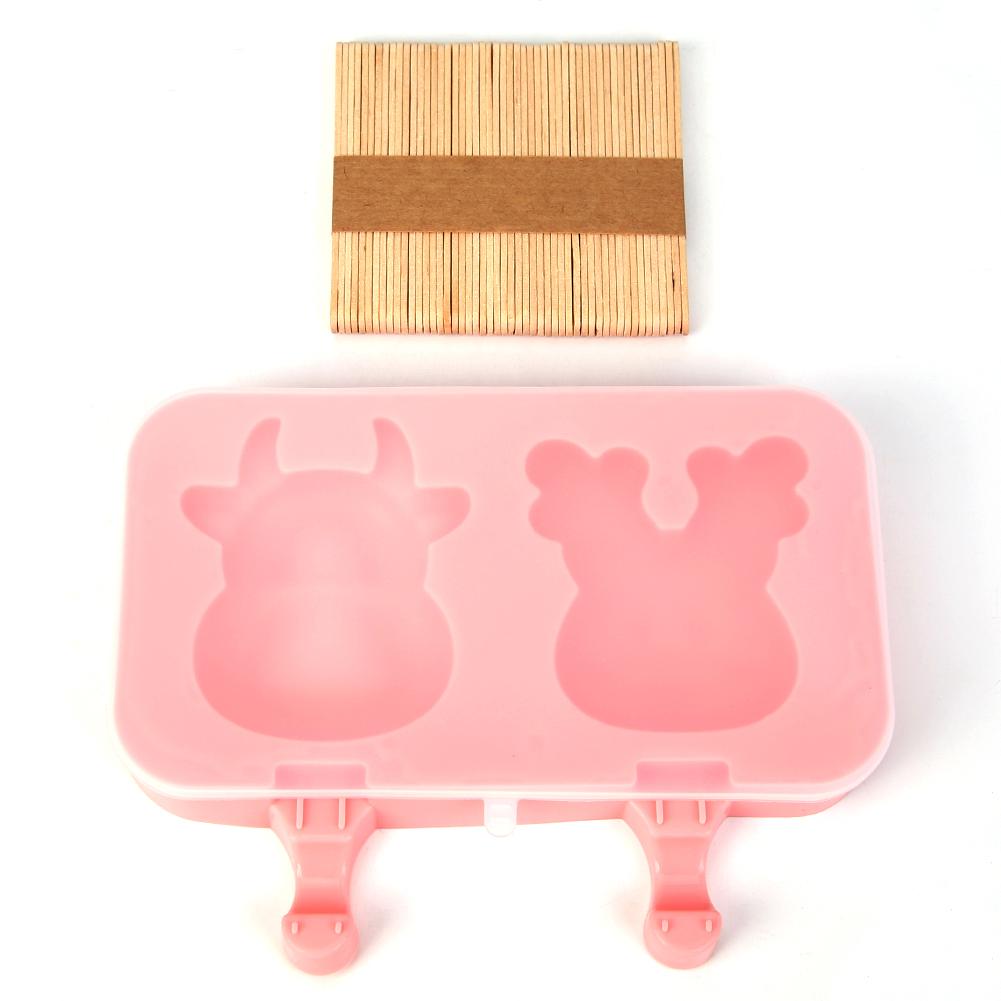 

2 Shapes DIY Ice Cream Pink Silicone Mold - Baking, 501 Original