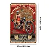 Motorcycle Girls - Vintage Metal Signs(8*12Inch) - Vehicle