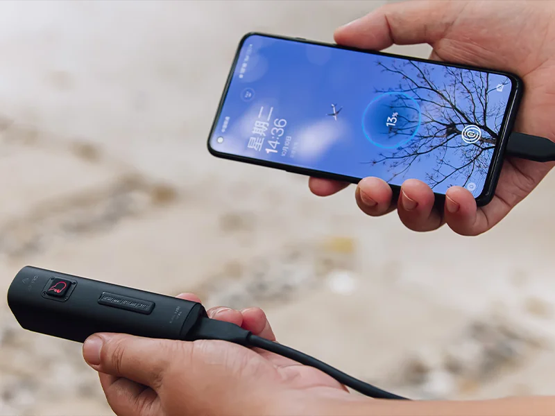 KIWI-1200 Anti-Glare Bike Front Light & LOOP-100 Smart Brake Bike Tail light