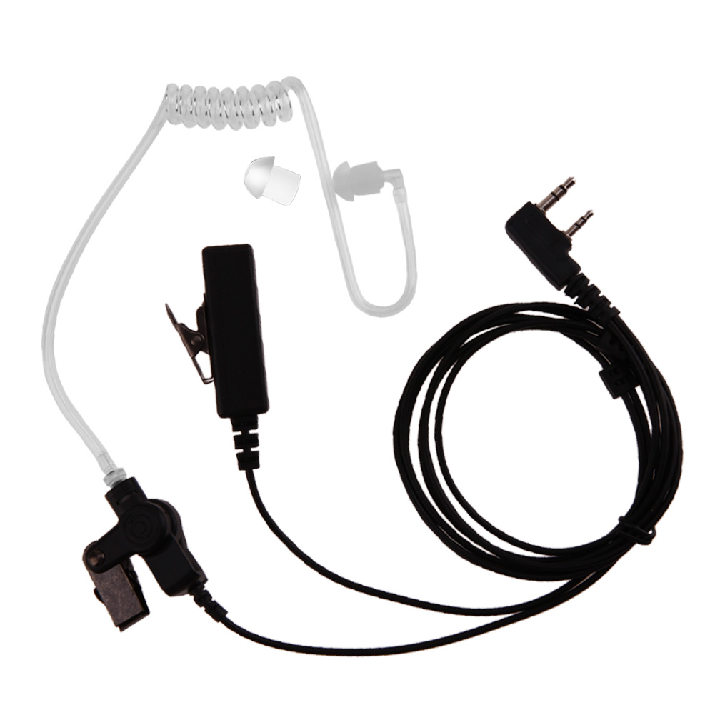 

2 Pin Covert Acoustic Tube Earpiece Headset Mic for Baofeng Kenwood UV-5R, 501 Original