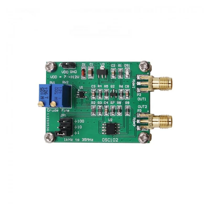 1KH to 210MHz Adjustable Precision RF Pulse Generator RF Radio Frequency Signal Generator Module with Potentiometer