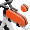 Bike Top Tube Bag Reflective Bike Front Frame Bag Cycling Pouch for Night Riding
