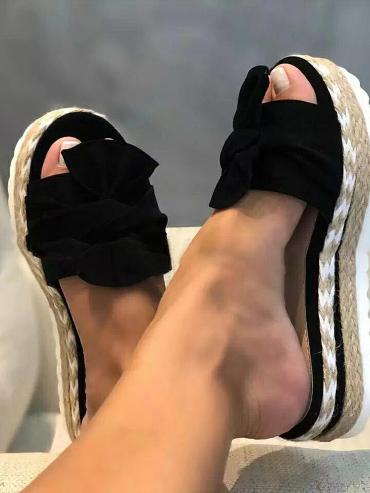 Flip-flops Beach Platform Sandals - ECHOINE