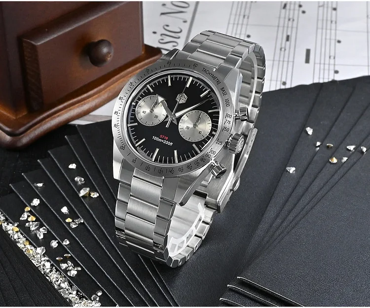 アルファ 手巻き クロノグラフ