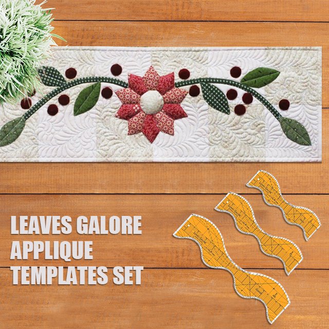 Quilt Applique Curves Rotary Cutting Templates With Instructions