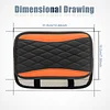 Car Center Console Cover, Universal Leather Waterproof Armrest Seat Box Cover Protector, Comfortable Car Decor Accessories Fit for Most Cars, Vehicles, SUVs-Orange