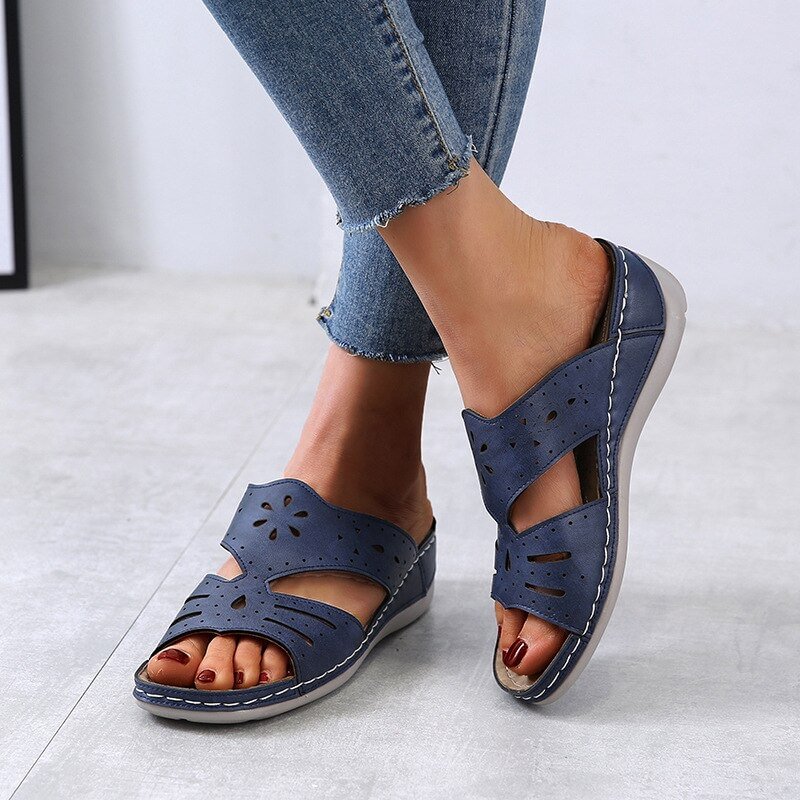 Style fashion non-slip wedge Orthopedic outdoor sandals