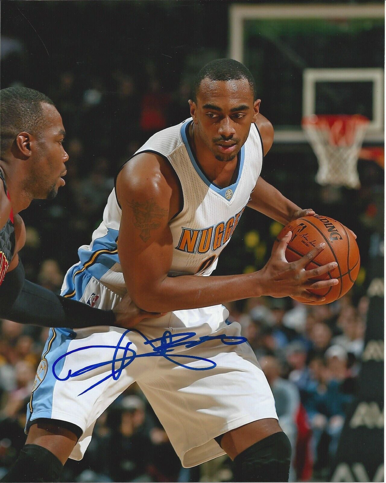 Darrell Arthur Autographed 8x10 Denver NuggetsB149