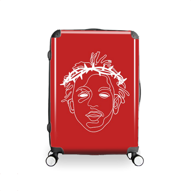 Rapper Kendrick Lamar With The Crown Of Thorns, Hip hop Hardside Luggage