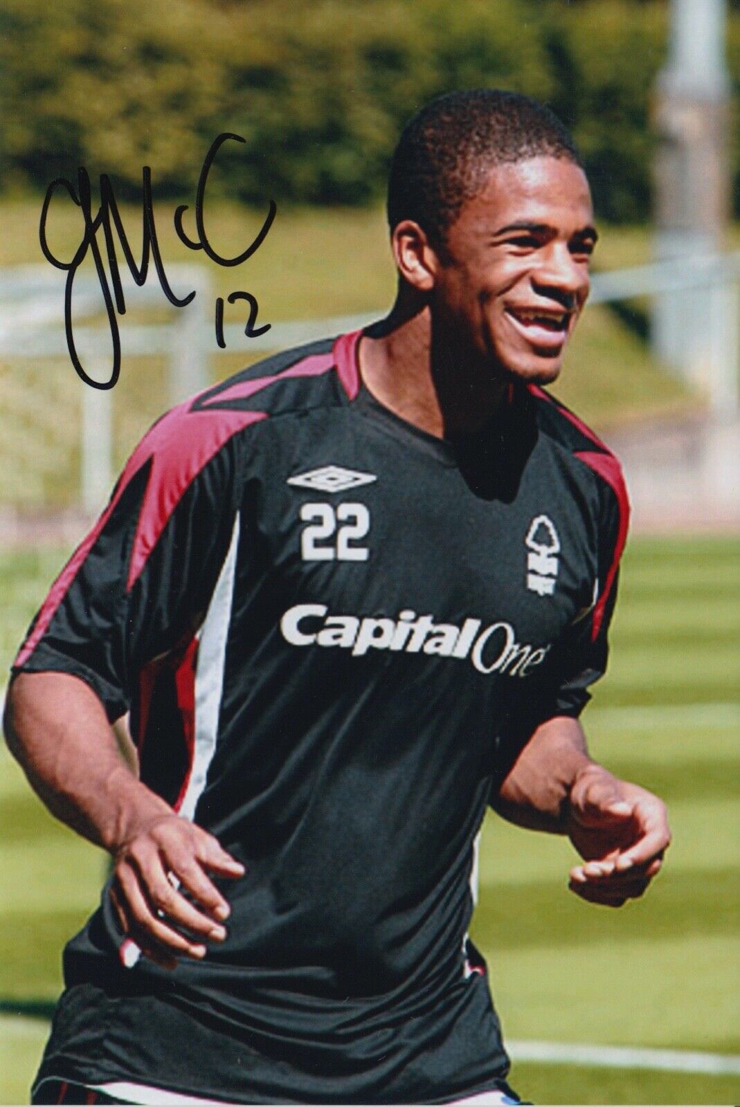 GARATH MCCLEARY HAND SIGNED 6X4 Photo Poster painting - FOOTBALL AUTOGRAPH - NOTTINGHAM FOREST 1