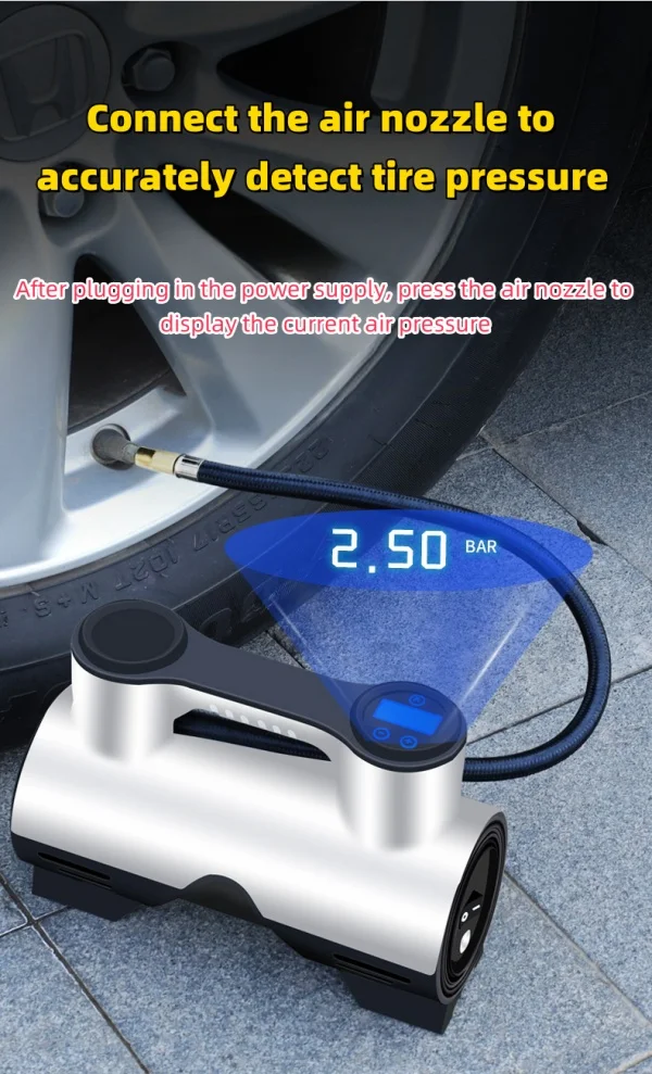Car Electric Air Pump Car Small Portable Tire Inflator