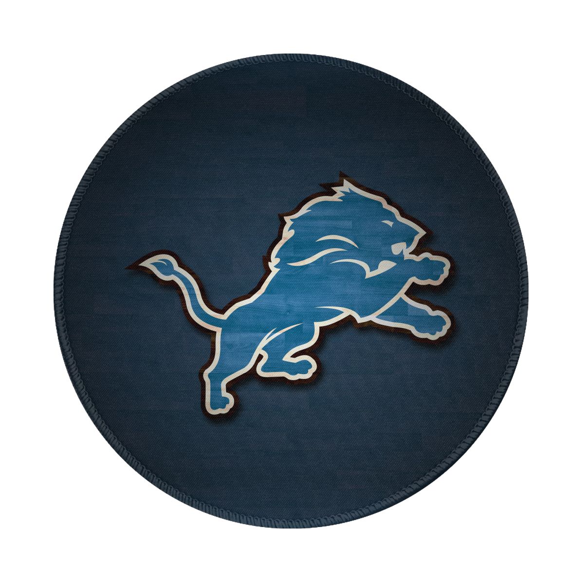 Detroit Lions Logo Gaming Round Mousepad for Computer Laptop