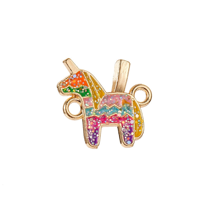 10 PCS/Package 21*15mm Alloy Animal Fruit Flower Pendant