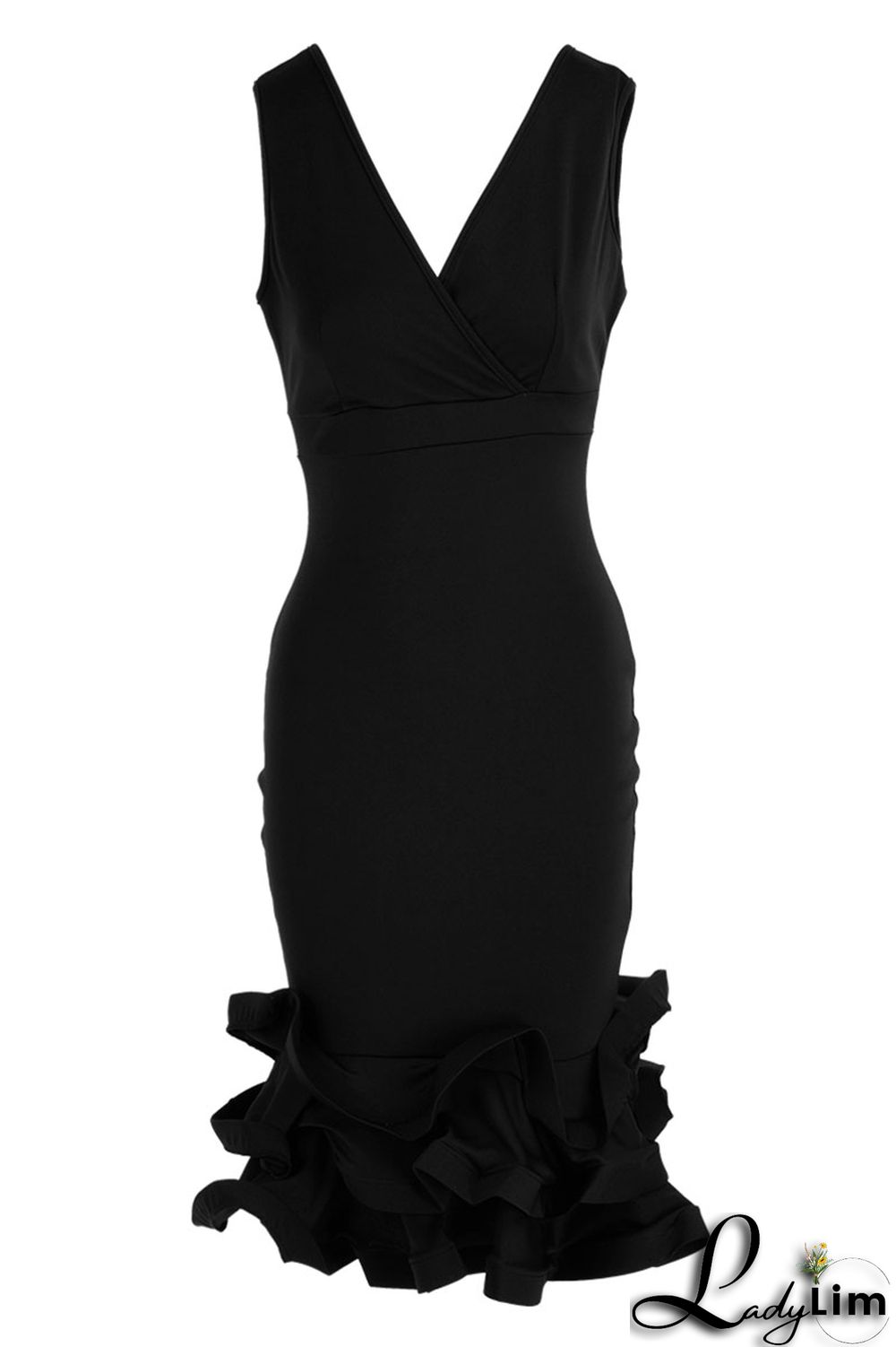 Green Fashion Sexy Solid Split Joint V Neck Evening Dress