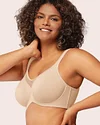 CoolComfort Plus Size Underwire Minimizer Bra – Wide Strap, Full Coverage, Cooling & Smoothing Unlined Bra