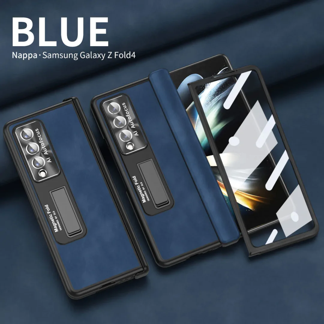 Applicable To Samsung ZFold3/ZFold4 Magnetic Hinge Folding Protective Sleeve