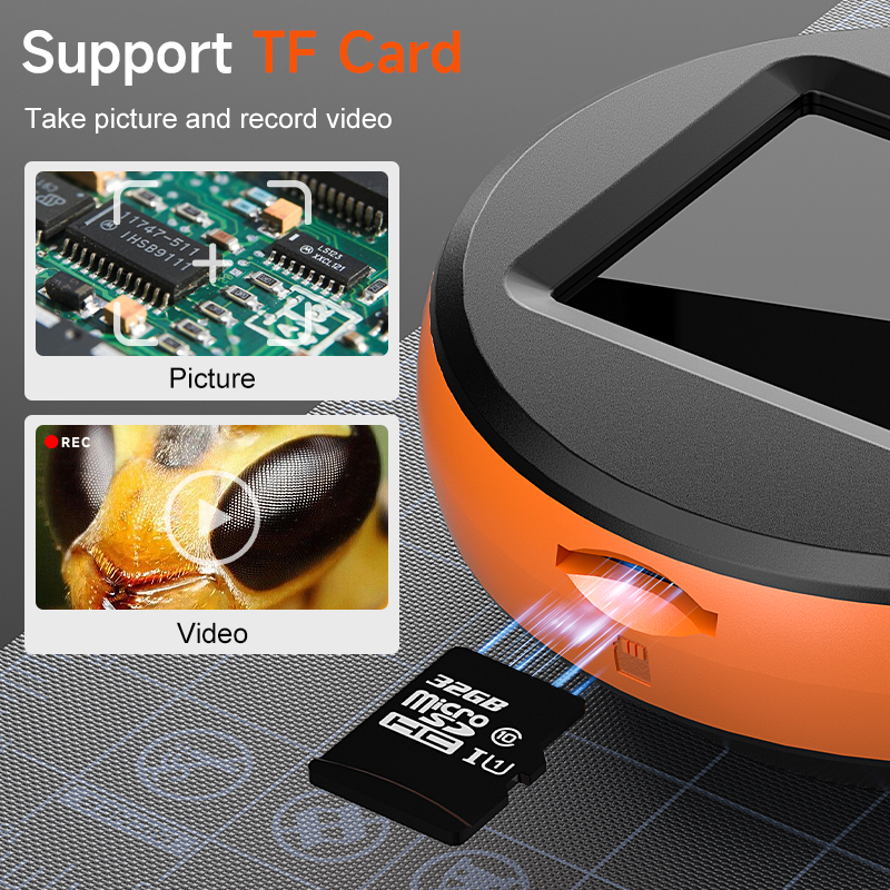 Likron Watches Likron Handheld Digital Microscope with 20-inch IPS Screen