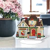 Diamond Painting Small Bookshops Desktop Ornaments Kit for Decor