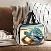 DIY Turtle Diamond Art Rhinestone Makeup Bag Transparent PVC Storage Pack Gift