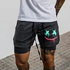 Men's Smiley Shorts Performance Shorts by Inlyline