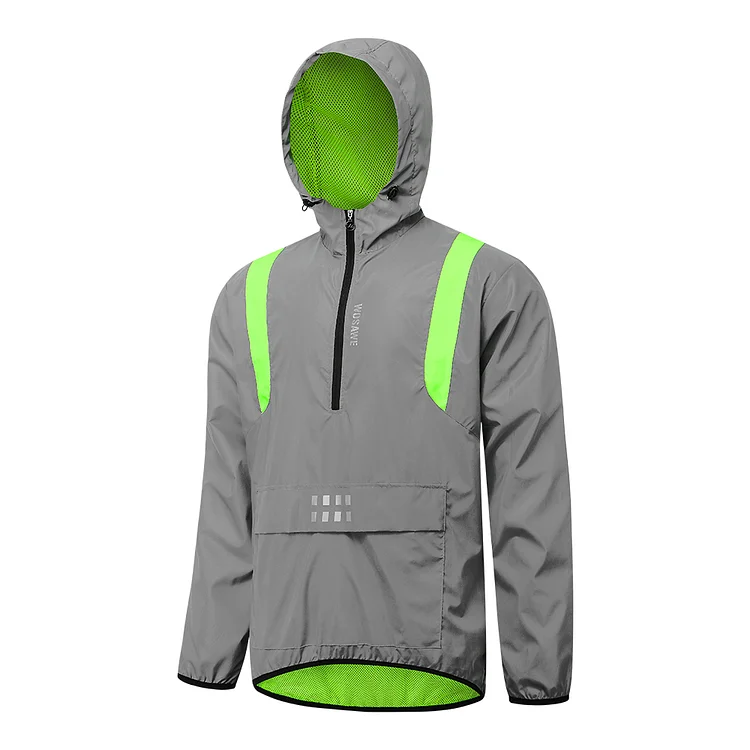 Men's Reflective Cycling Hooded Jacket Hoodies