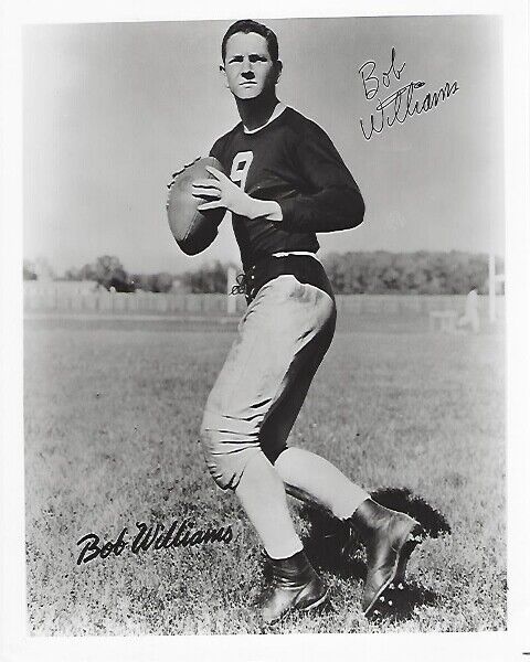 Bob Williams Signed Notre Dame Fighting Irish 8x10 Photo Poster painting - College Hall of Famer