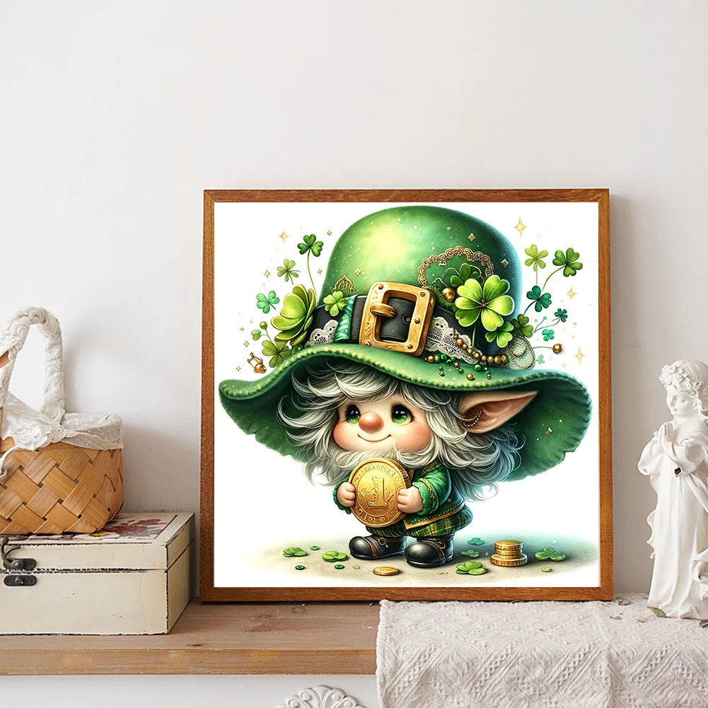 Full Round Diamond Painting 30*30cm - St. Patrick'S Day