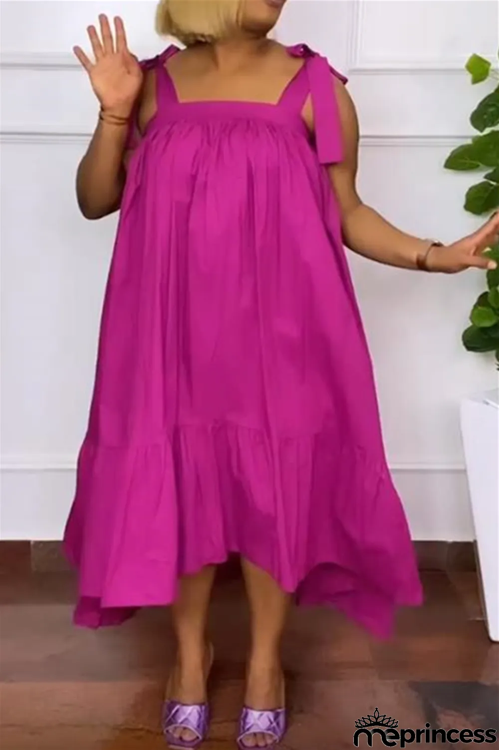 White Plus Size Casual Solid Fold Vests Solid Color Square Collar A Line