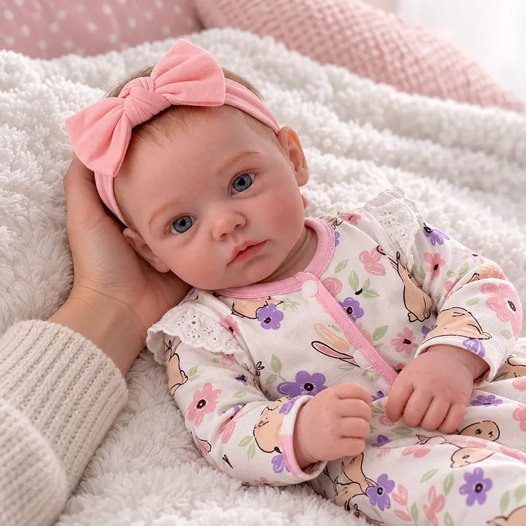 Babeside Merlow 17" Lifelike Baby Doll &ndash; Soft Vinyl Newborn Girl Gift for Kids