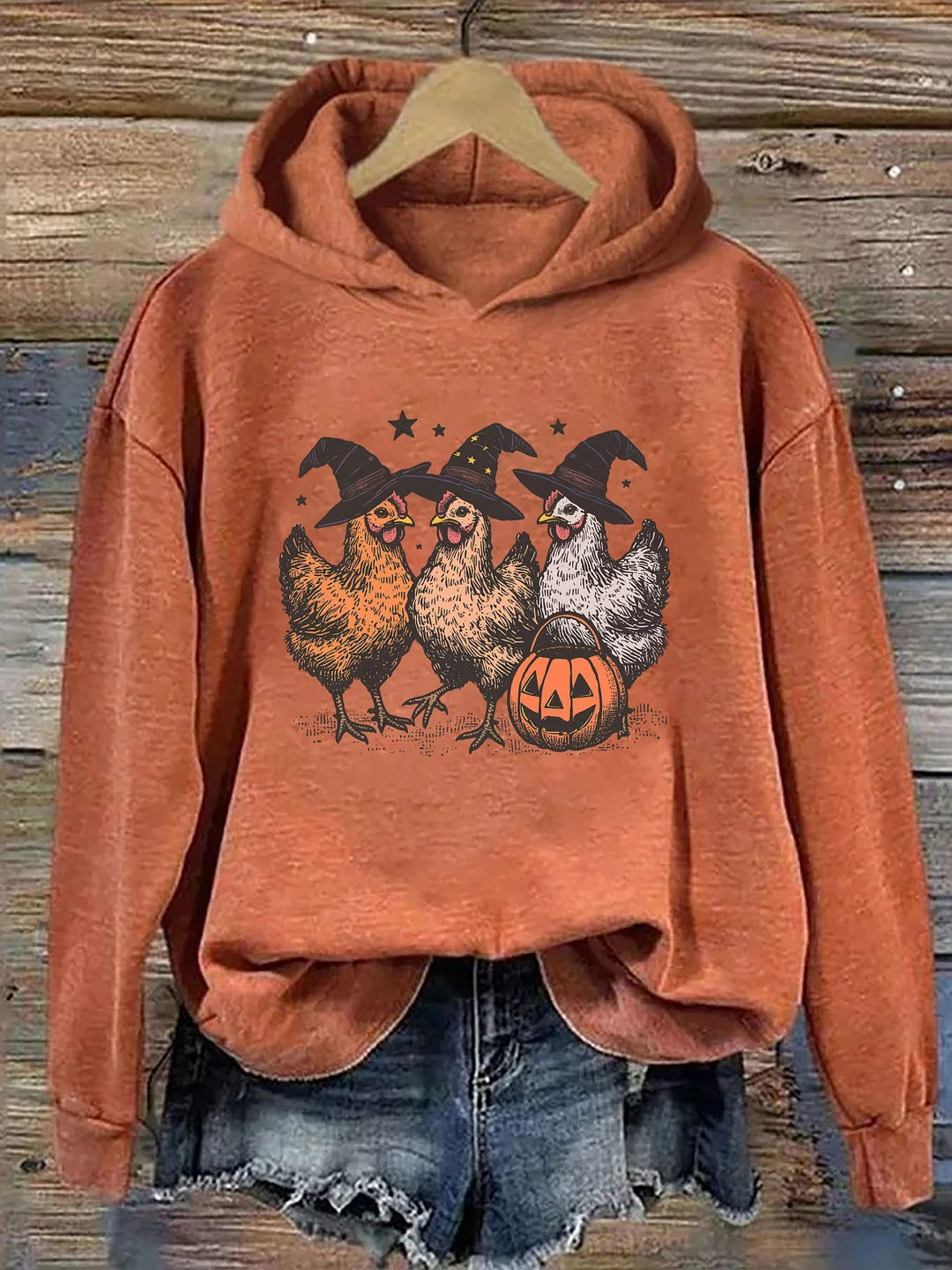 Chicken Funny Halloween Hoodie