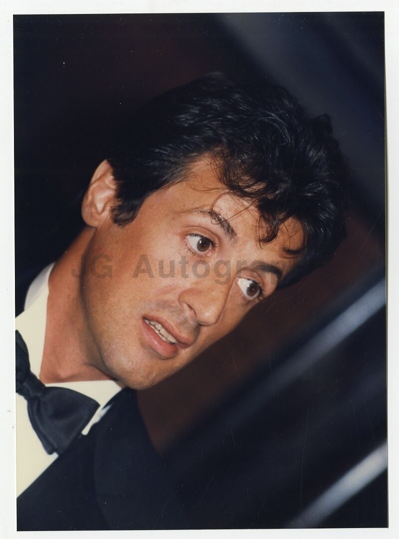 Sylvester Stallone - Candid Photo Poster paintinggraph by Peter Warrack - Previously Unpublished