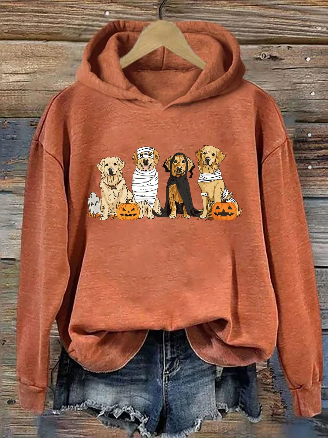 Golden Retriever Ghost Dogs Hoodie