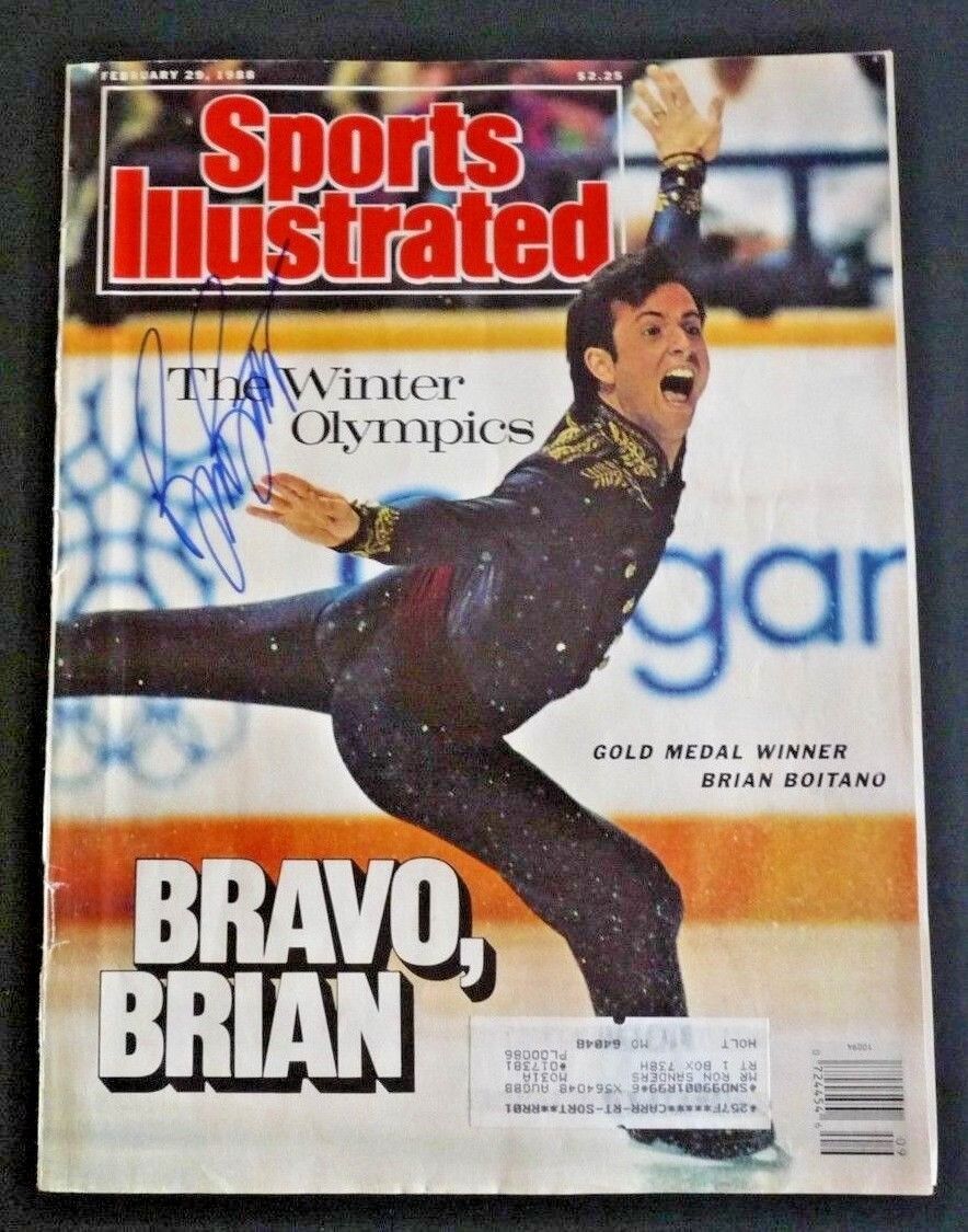 Bryan Boitano Olympic Skating Signed Autographed 8x11 Mag Photo Poster painting PSA Guaranteed