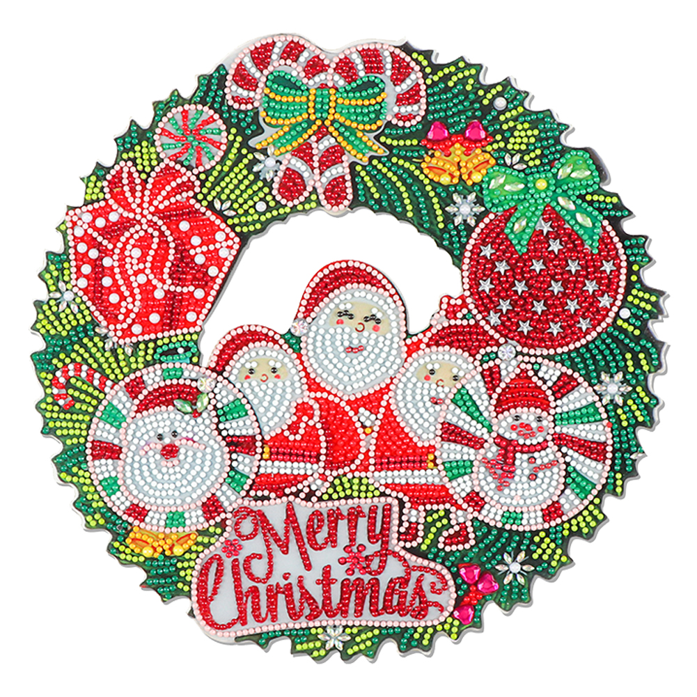

Christmas Wreath - 5D DIY Craft Pendant - 30*30CM, 501 Original