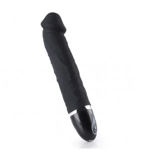 Black Penis Glans 7 Vibration Realistic Dildo