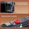Quick Release Holder Mount for Insta360-AcePro2 Aluminum Frame Protective Frame Housing Case with Cold Shoe Mounts 1/4 Threaded Hole for Video Light Microphone