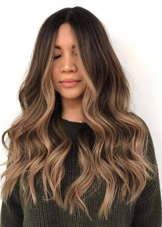 Belle Long Wave Brown Blonde Mini Lace Front Wig-elleschic