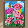Diamond Painting-DIY Crystal Rhinestone Butterfly Flower