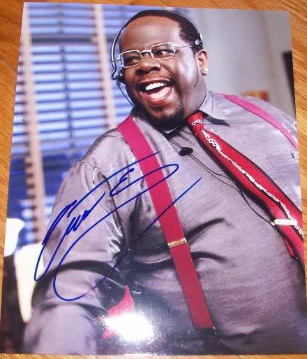 CEDRIC THE ENTERTAINER SIGNED AUTOGRAPH BARBERSHOP 8x10 Photo Poster painting w/EXACT PROOF