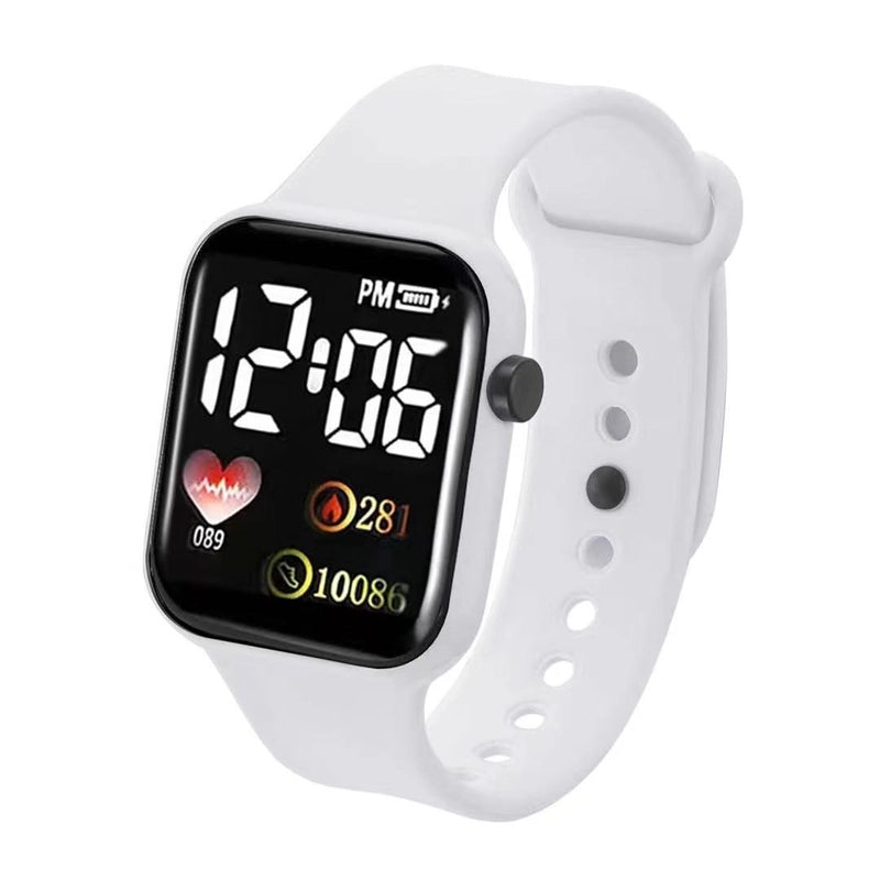 Minimalist Solid Color Electronic Kids Watches