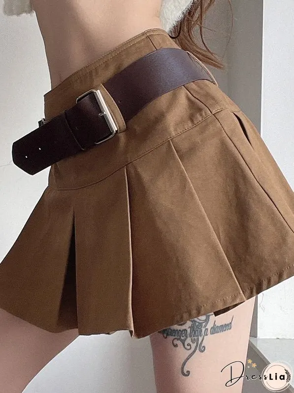 High Waist Slim Casual Skirt