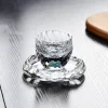 Turquoise Gold Foil White Wine Glass High-End Crystal Glass Tea Cup