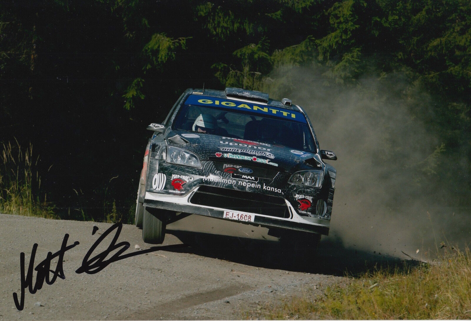 Matti Rantanen Hand Signed 12x8 Photo Poster painting Ford Rally 2.