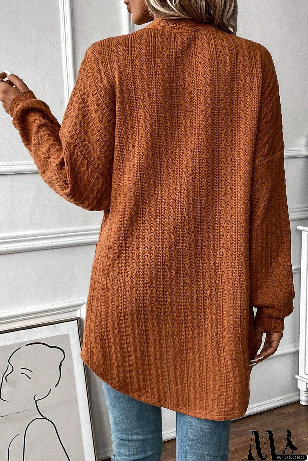 MidiSono - Simple and Stylish winter Cardigan