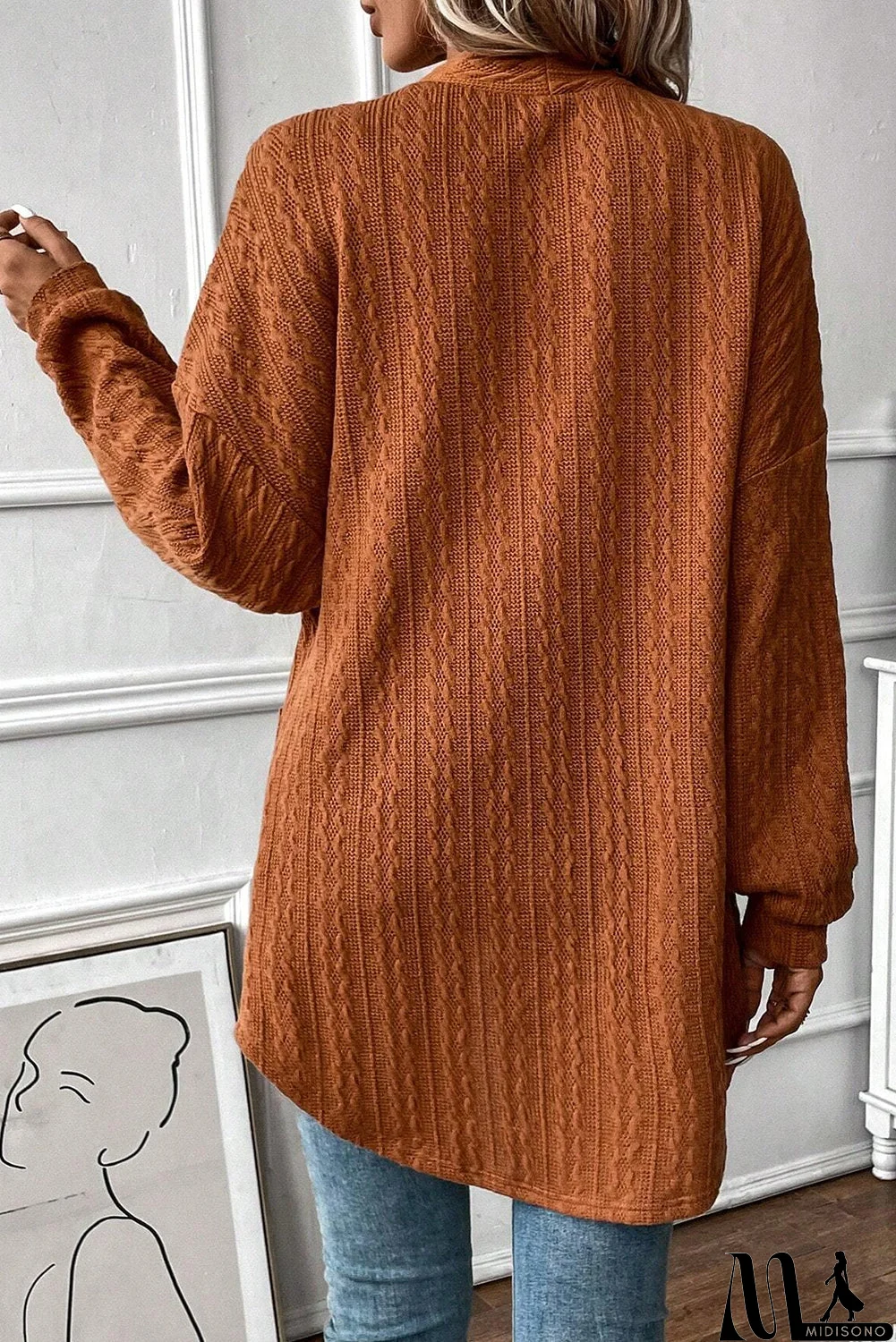 MidiSono - Simple and Stylish winter Cardigan