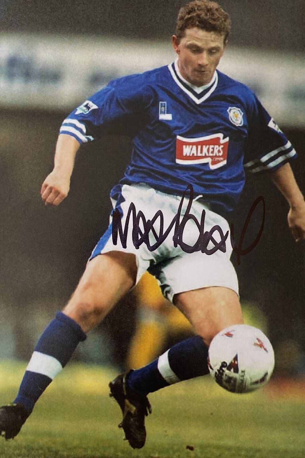 Mark Robins Genuine Hand Signed Leicester City 6X4 Photo Poster painting