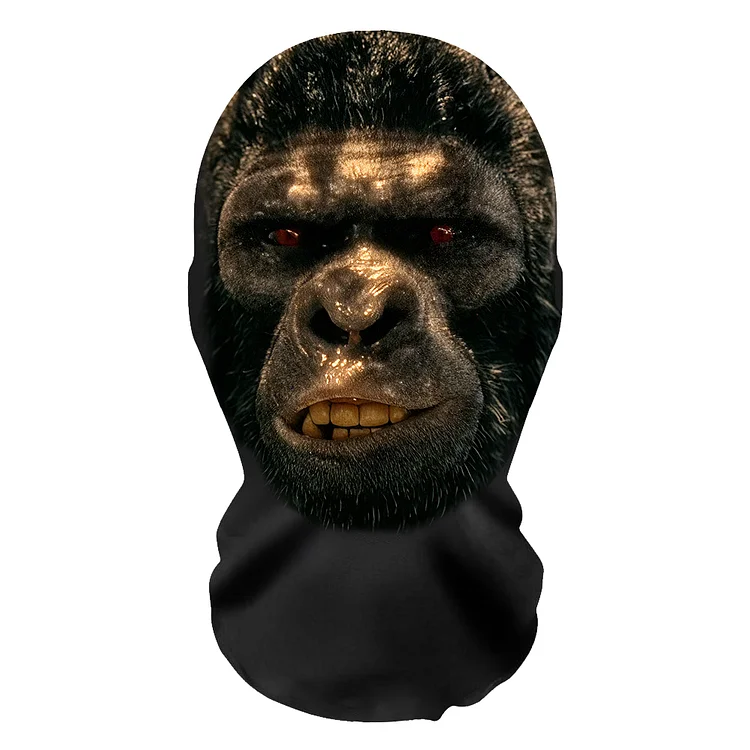 3D Spoof Face Simulation Headgear-Gorilla Grodd