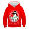 Kid Boy Girl Christmas Hoodies 3D Printed Long Sleeve Hoodies