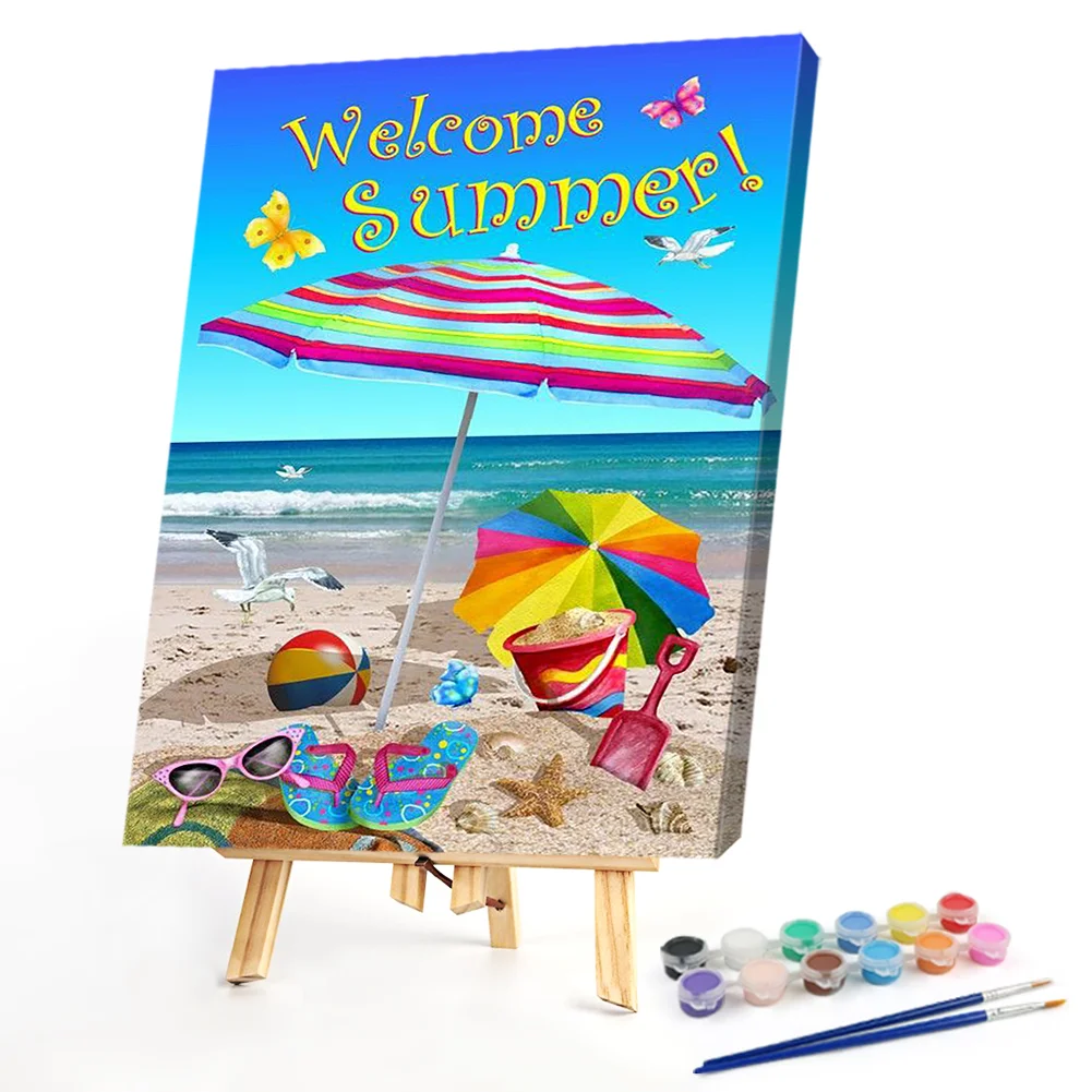 Welcome Summer - Paint By Numbers(40*50CM)