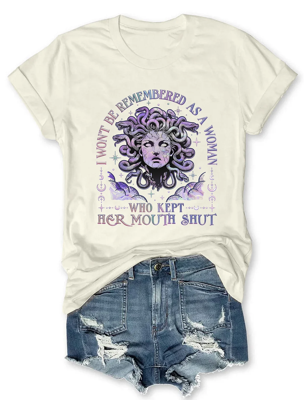 I Won't Be Remembered As A Woman Who Kept Her Mouth Shut T-shirt